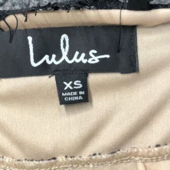 Lulus Wink Wink Black Eyelash Lace Square Neck Bodycon Mini Dress Size XS NEW - Picture 9 of 12